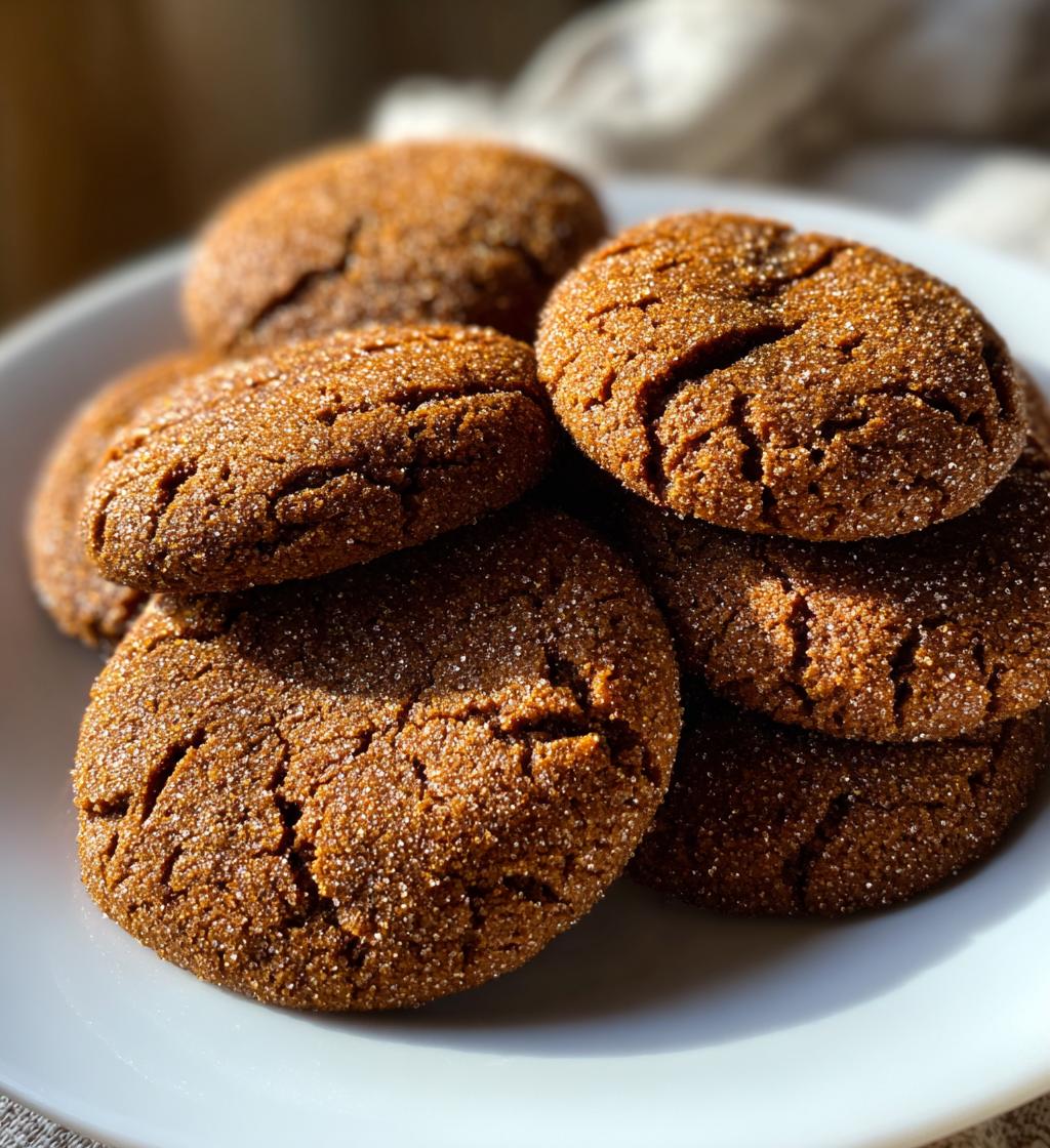 Molasses Ginger Cookies - detail 1