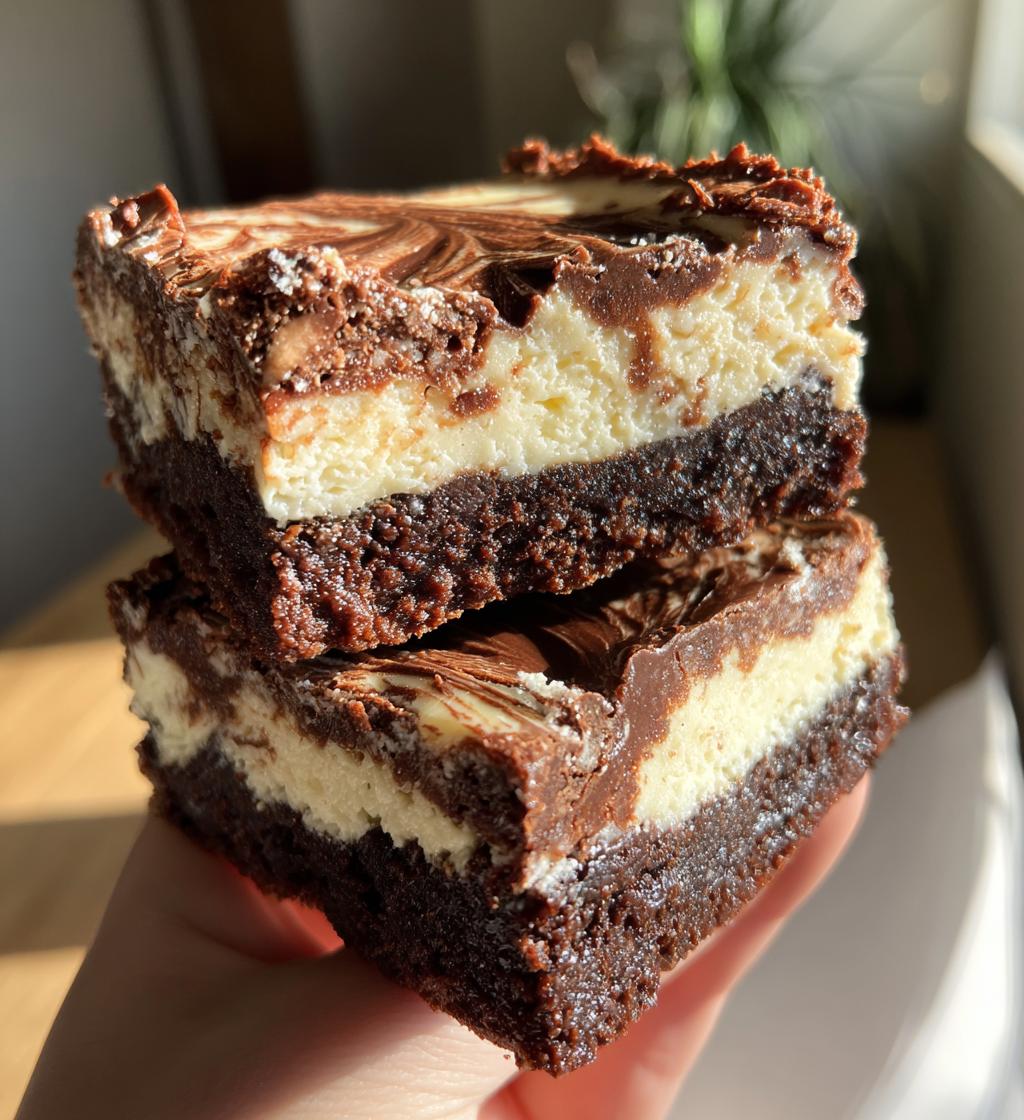 No-Bake Cheesecake Brownies - detail 1