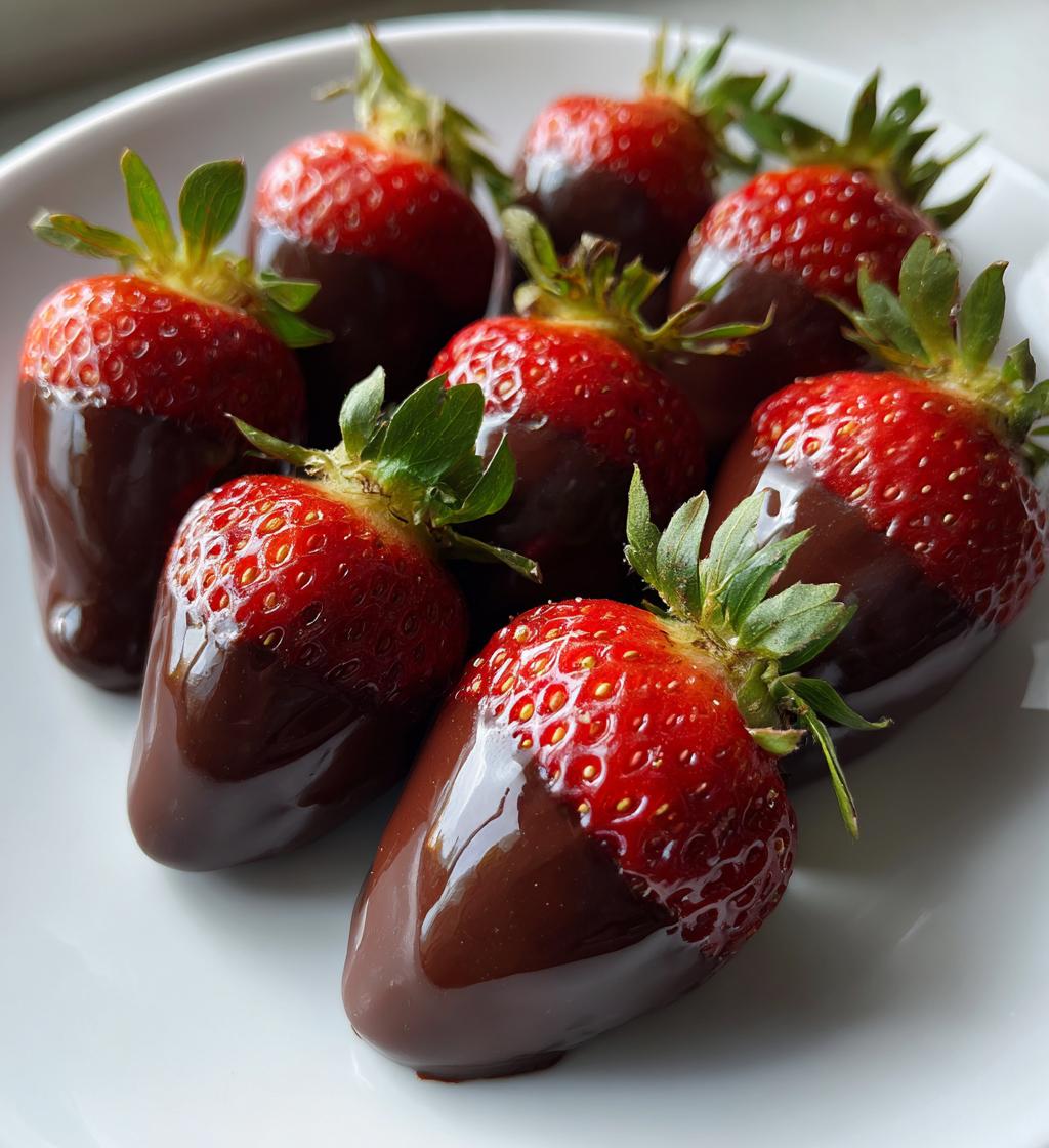 No-Bake Chocolate Covered Strawberries
