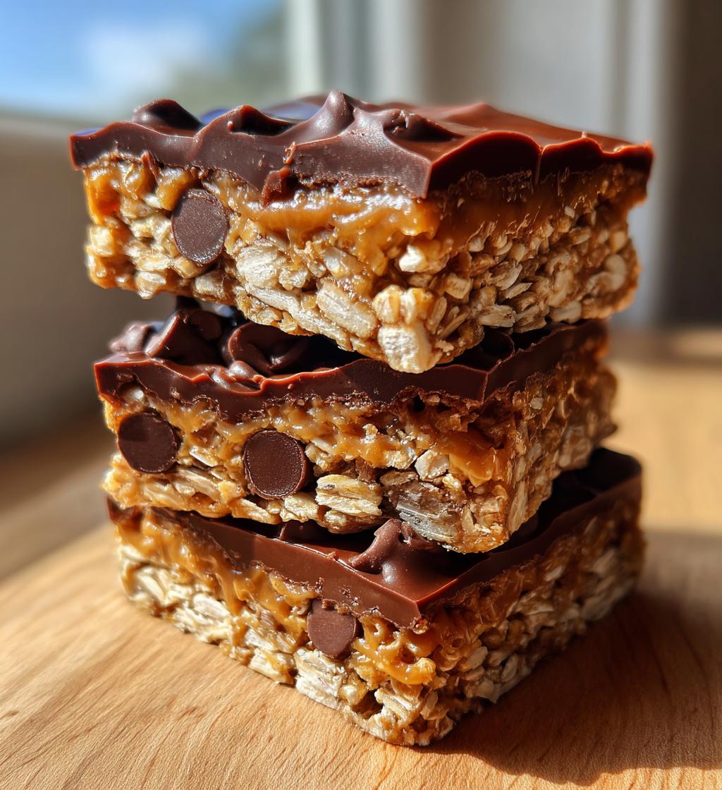 No-Bake Chocolate Oat Bars - detail 1