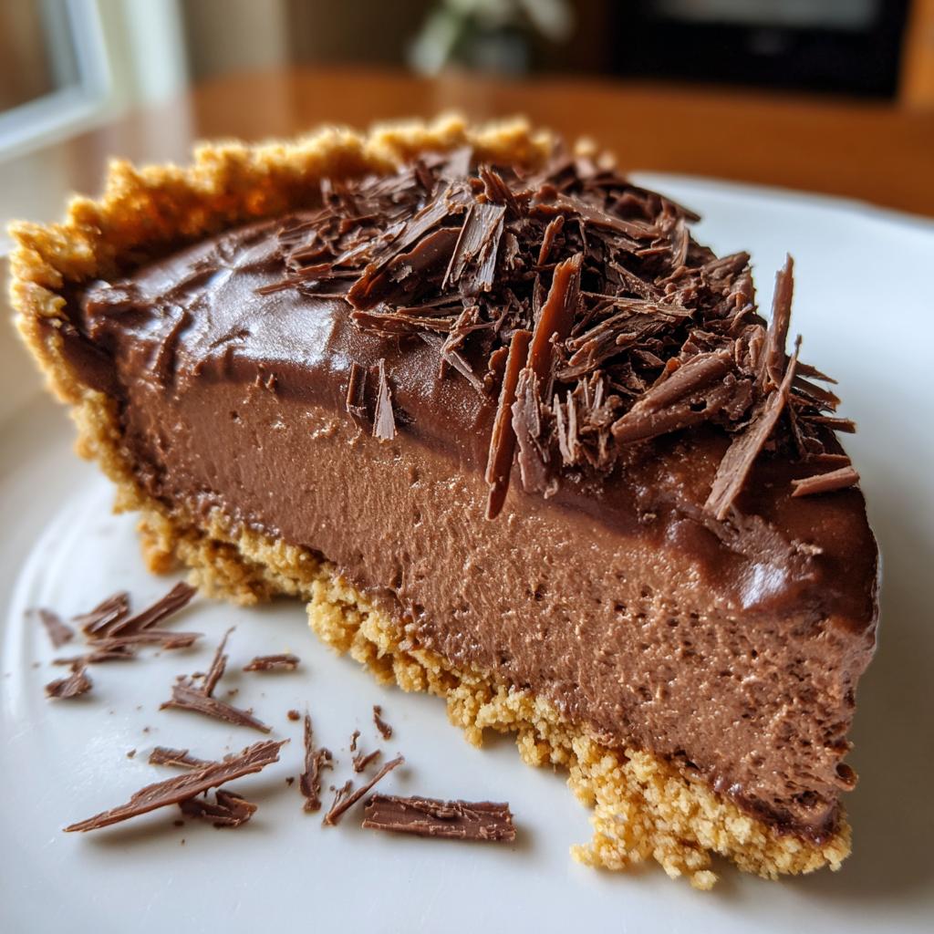 No-Bake Chocolate Pie