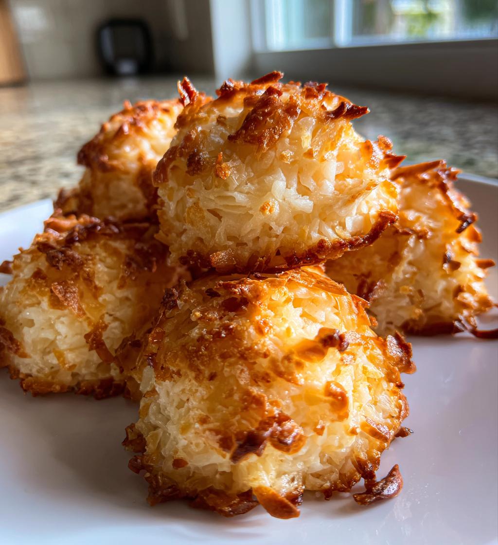 No-Bake Coconut Macaroons