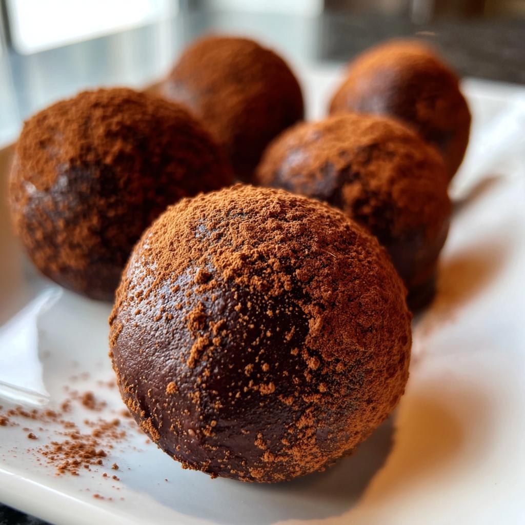 No-Bake Mocha Truffles