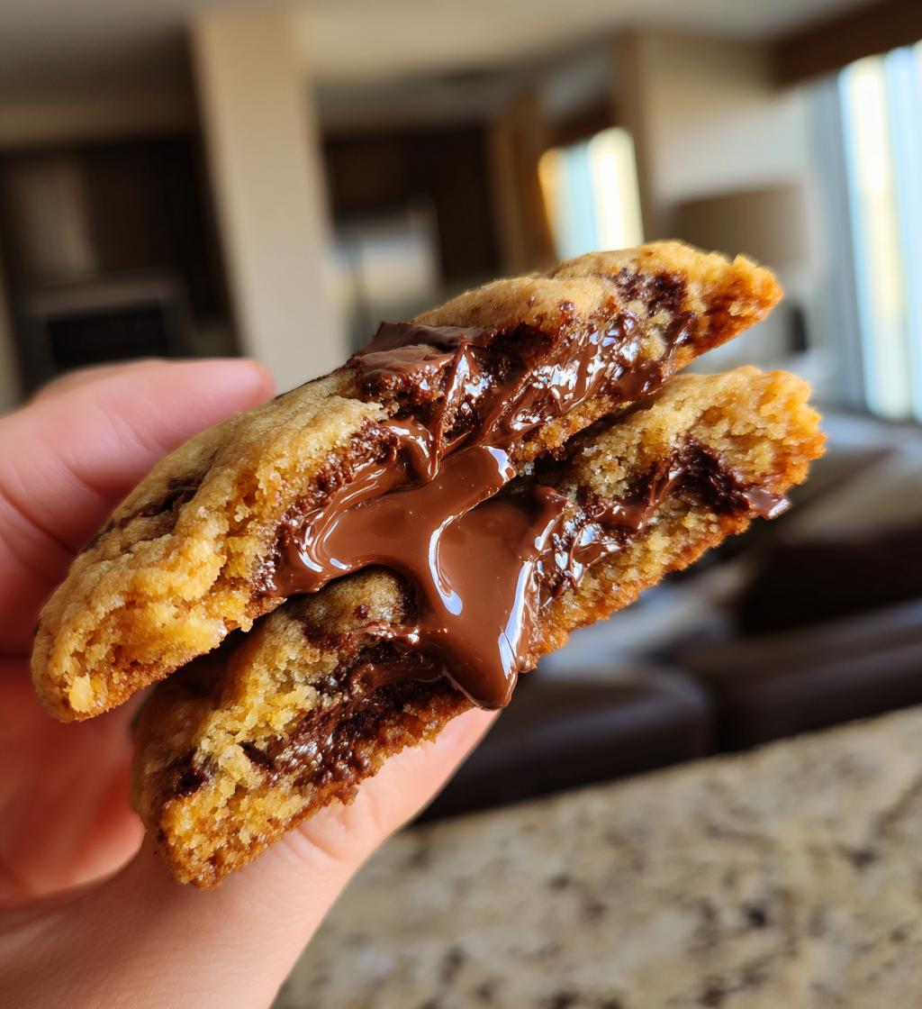 Nutella Stuffed Cookies - detail 1