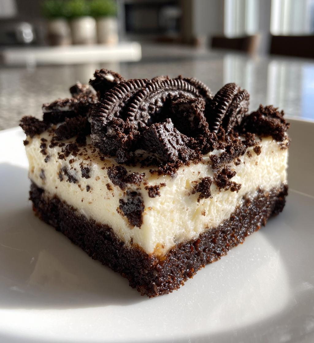 Oreo Cheesecake Bars