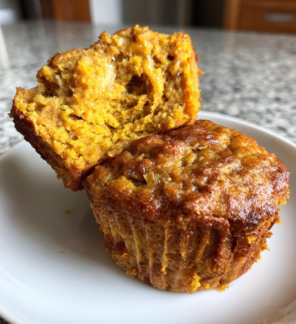 Paleo Pumpkin Banana Muffins