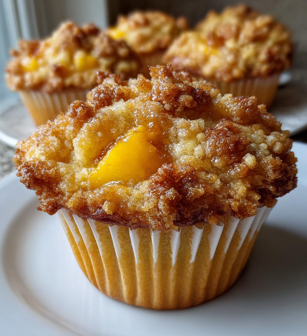 Peach Cobbler Cupcakes - detail 1