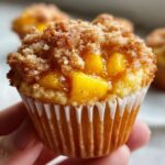 Peach Cobbler Cupcakes