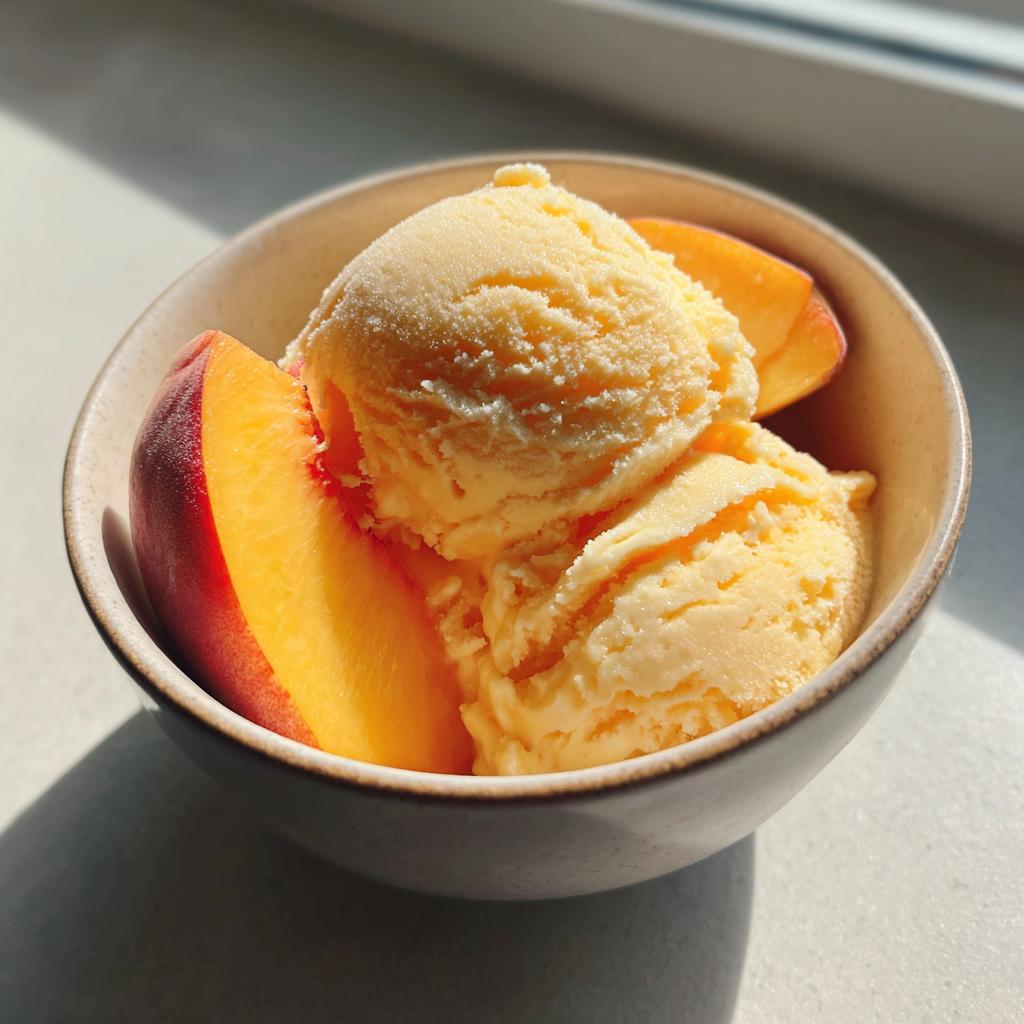 Peach Ice Cream