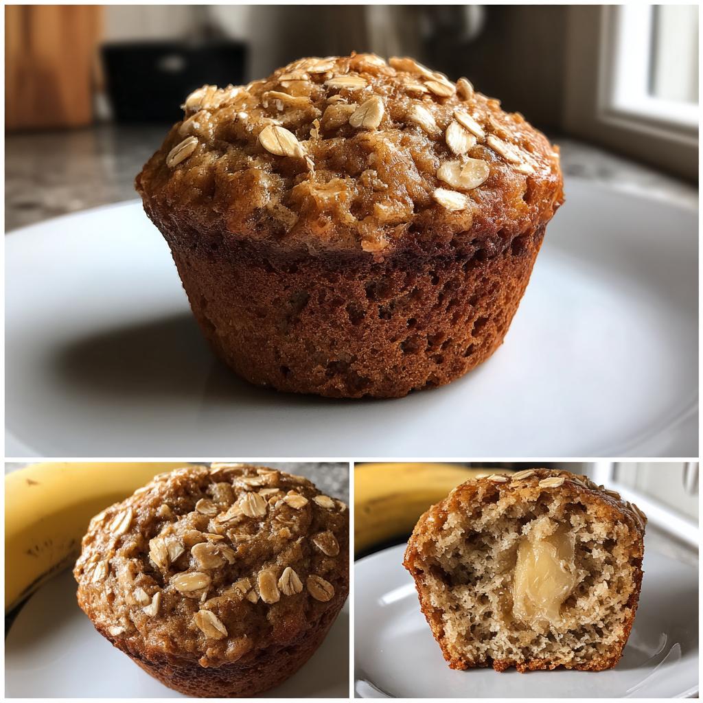 Peanut Butter Banana Muffins (High Protein) - detail 1