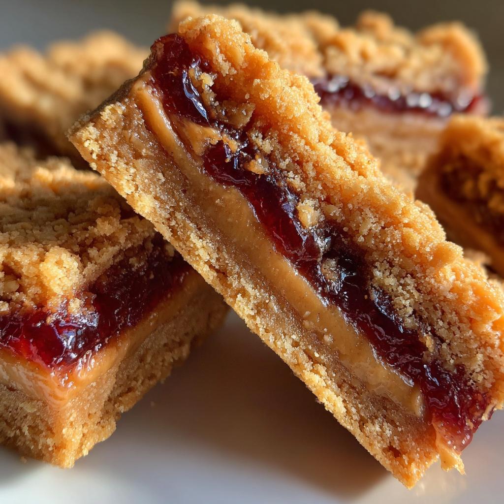 Peanut Butter and Jelly Bars - detail 1