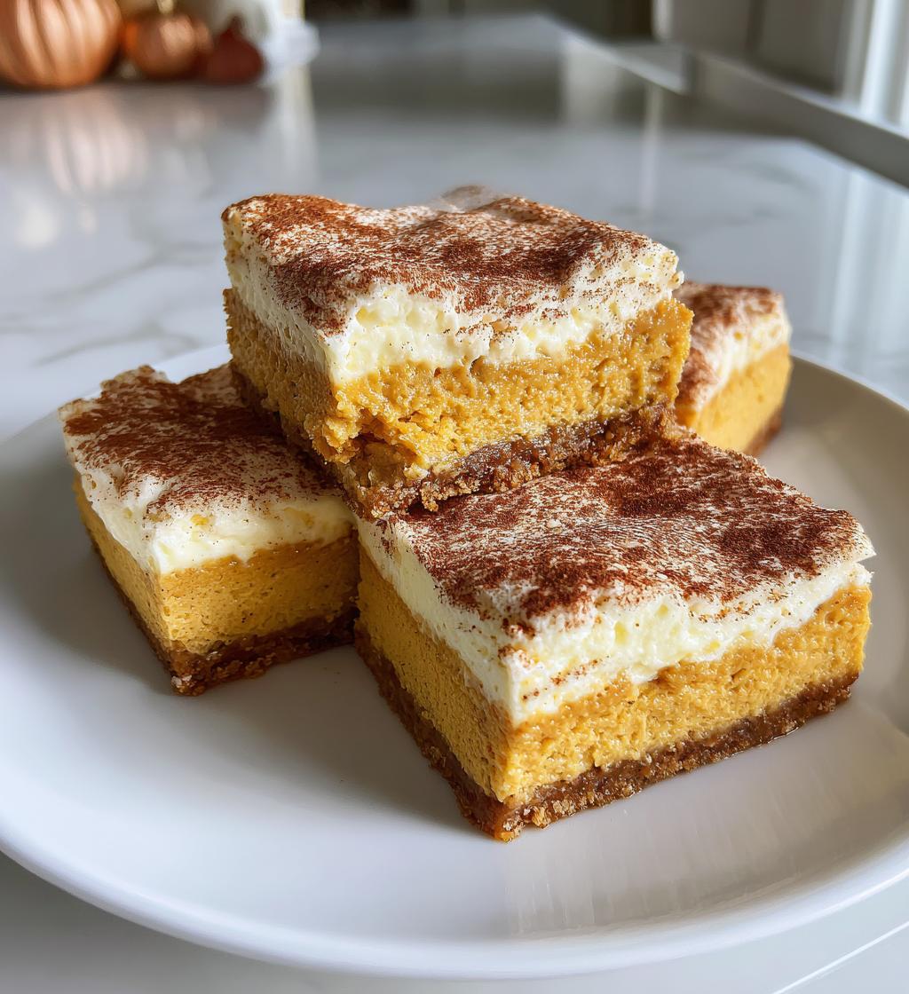 Pumpkin Cream Cheese Bars - detail 1