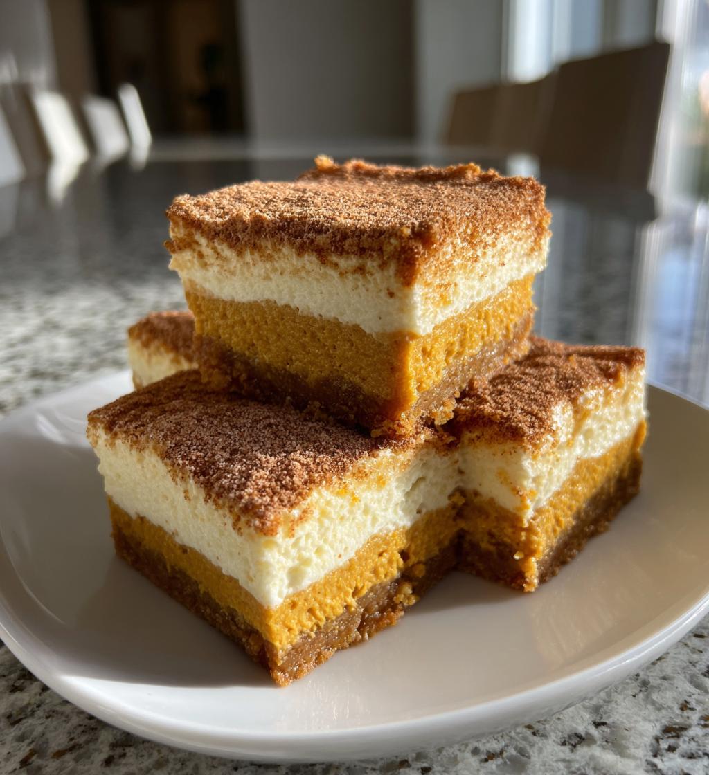 Pumpkin Cream Cheese Bars