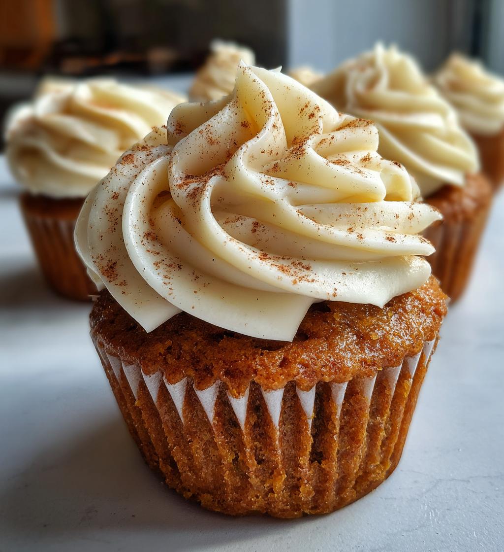 Pumpkin Spice Cupcakes - detail 1