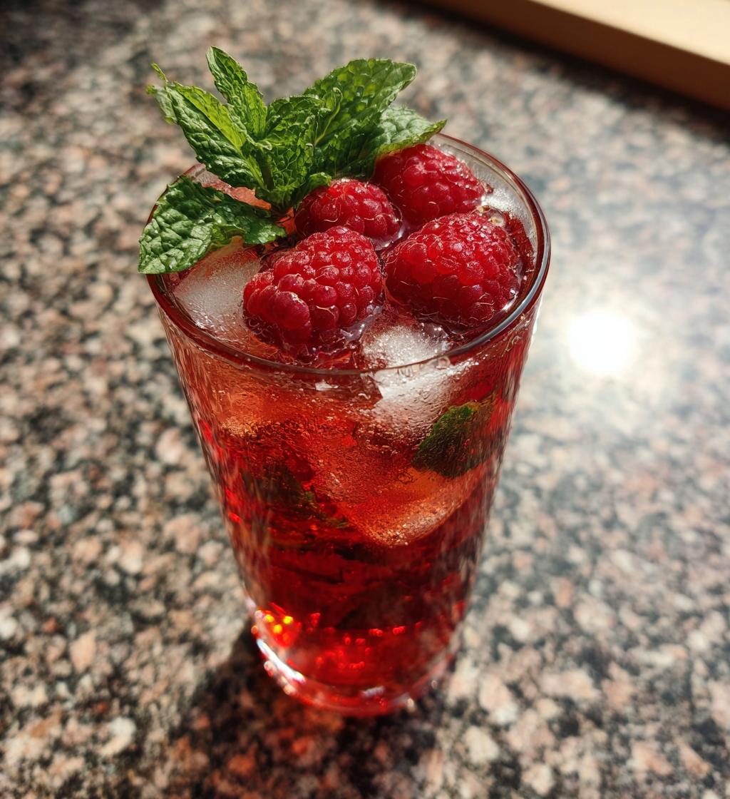 Raspberry Iced Tea - detail 1