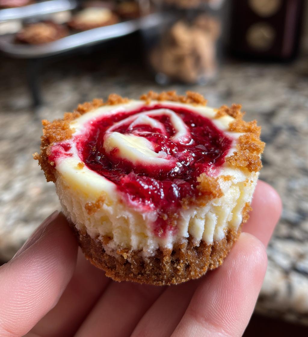 Raspberry Swirl Cheesecake Cupcakes - detail 1