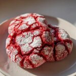 Red Velvet Crinkle Cookies