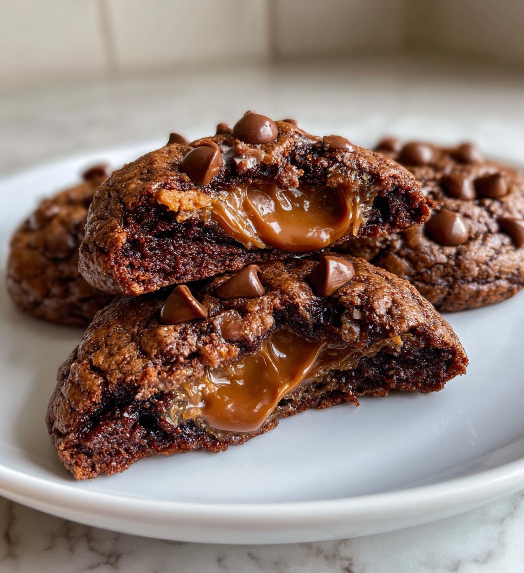Rolo-Stuffed Chocolate Cookies - detail 1
