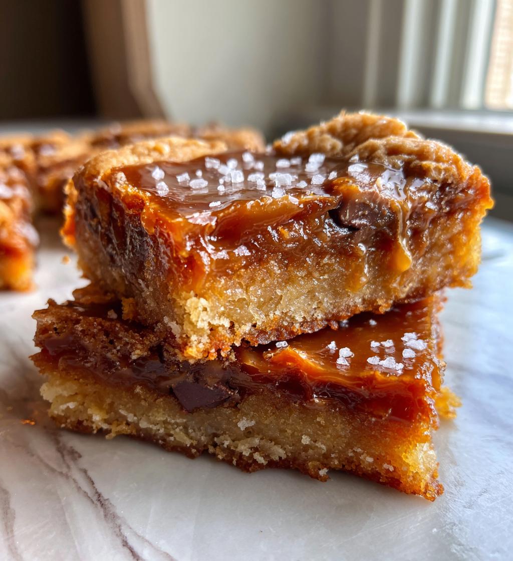 Salted Caramel Cookie Bars - detail 1