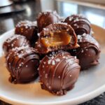 Salted Caramel Fudge Truffles