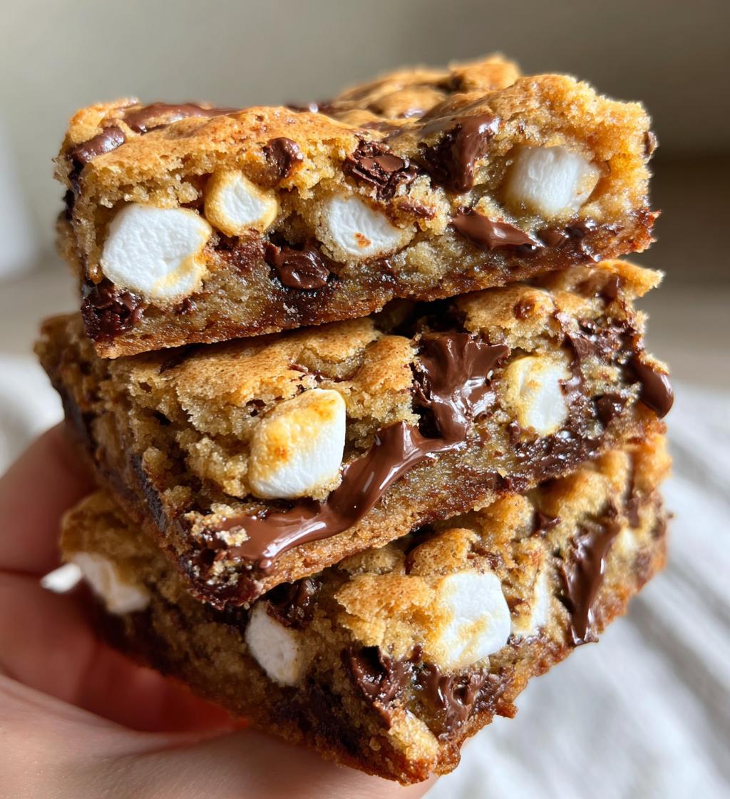 S’mores Cookie Bars