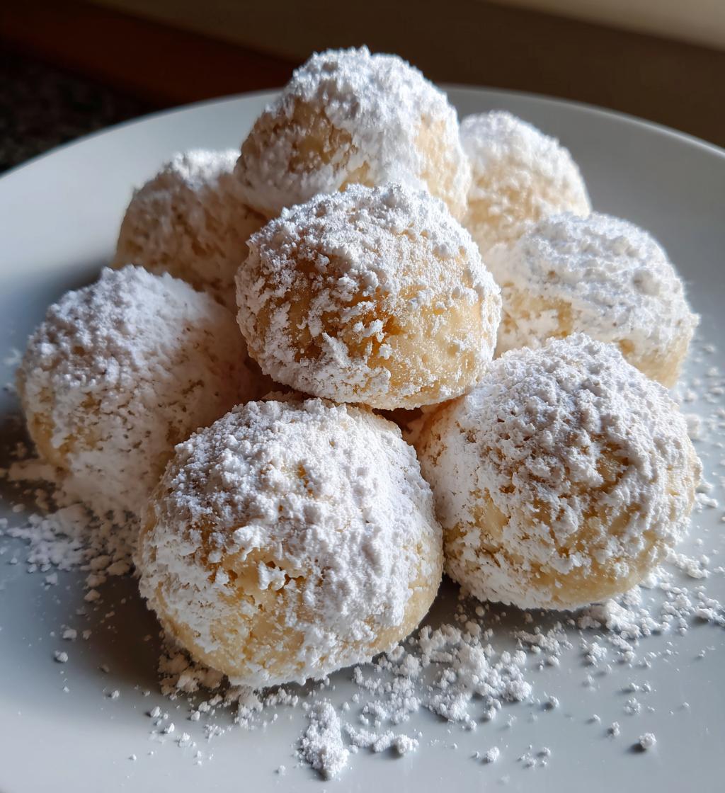 Snowball Cookies (Russian Tea Cakes) - detail 1