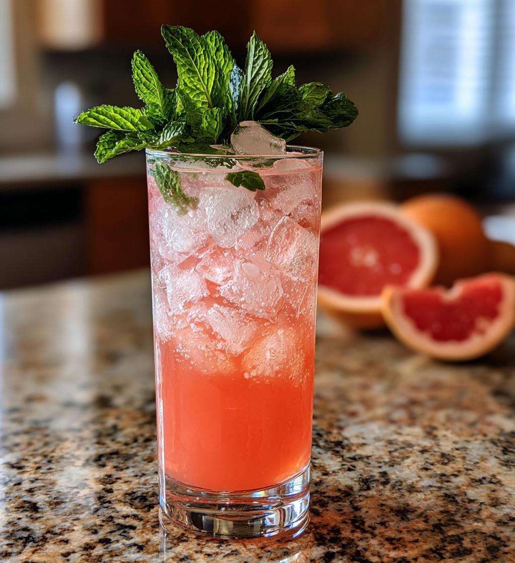 Sparkling Grapefruit Refresher - detail 1