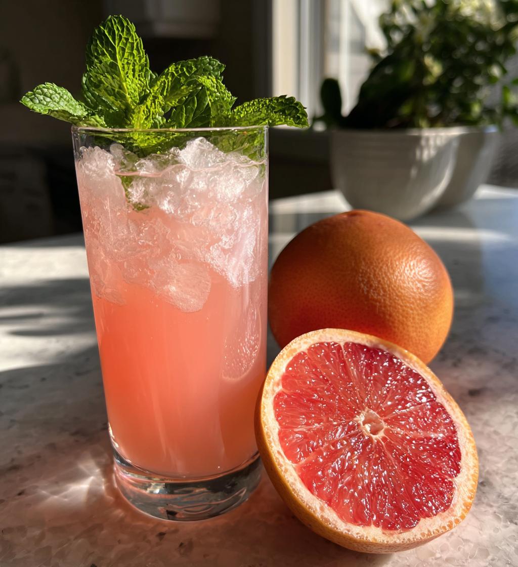 Sparkling Grapefruit Refresher