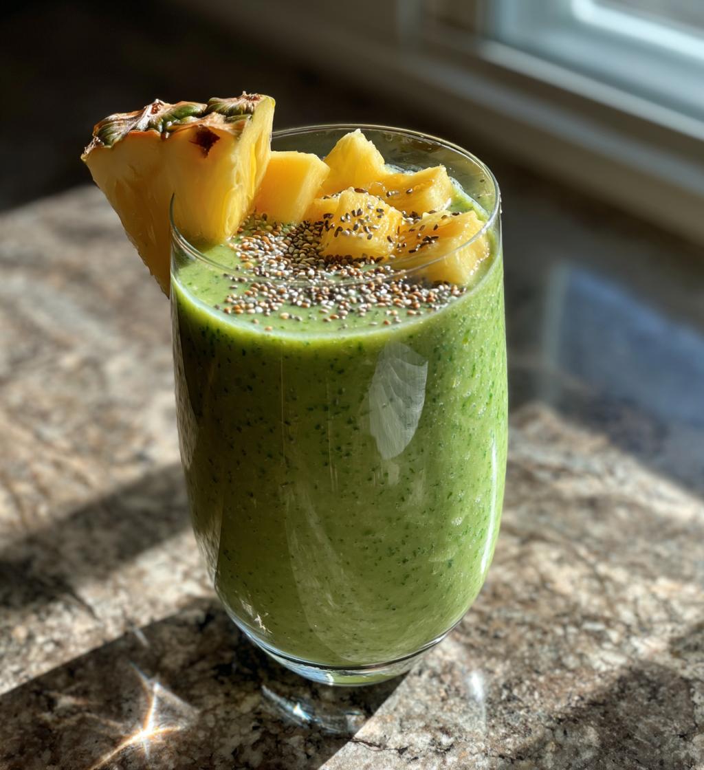 Tropical Green Smoothie - detail 1