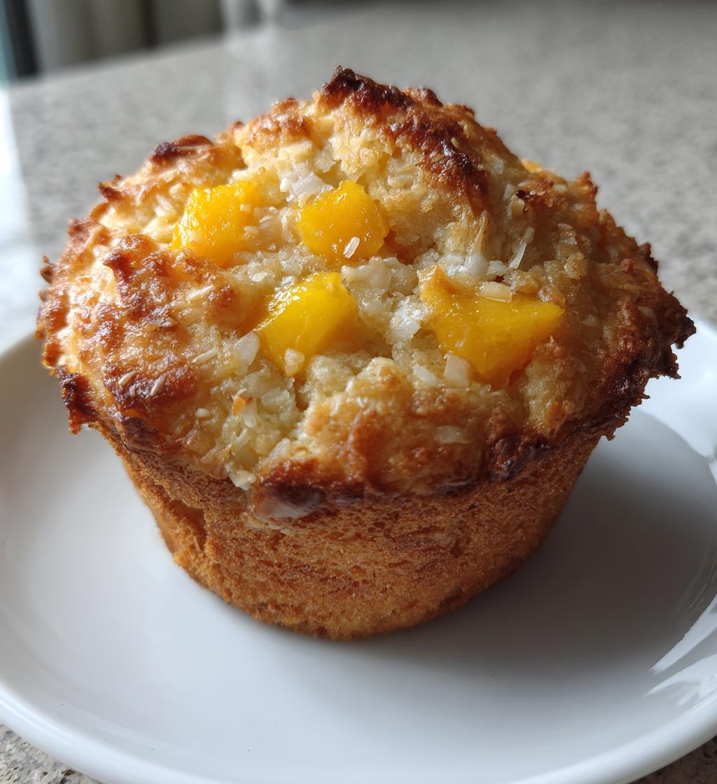 Tropical Mango Coconut Muffins (Gluten-Free, Dairy-Free) - detail 1