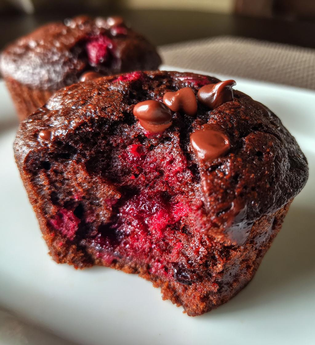 Vegan Chocolate Beet Muffins (Gluten-Free Option) - detail 1