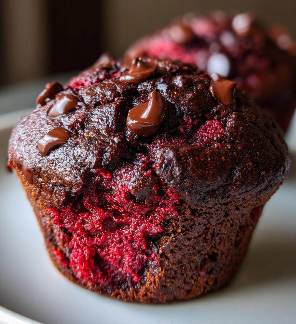 Vegan Chocolate Beet Muffins (Gluten-Free Option)