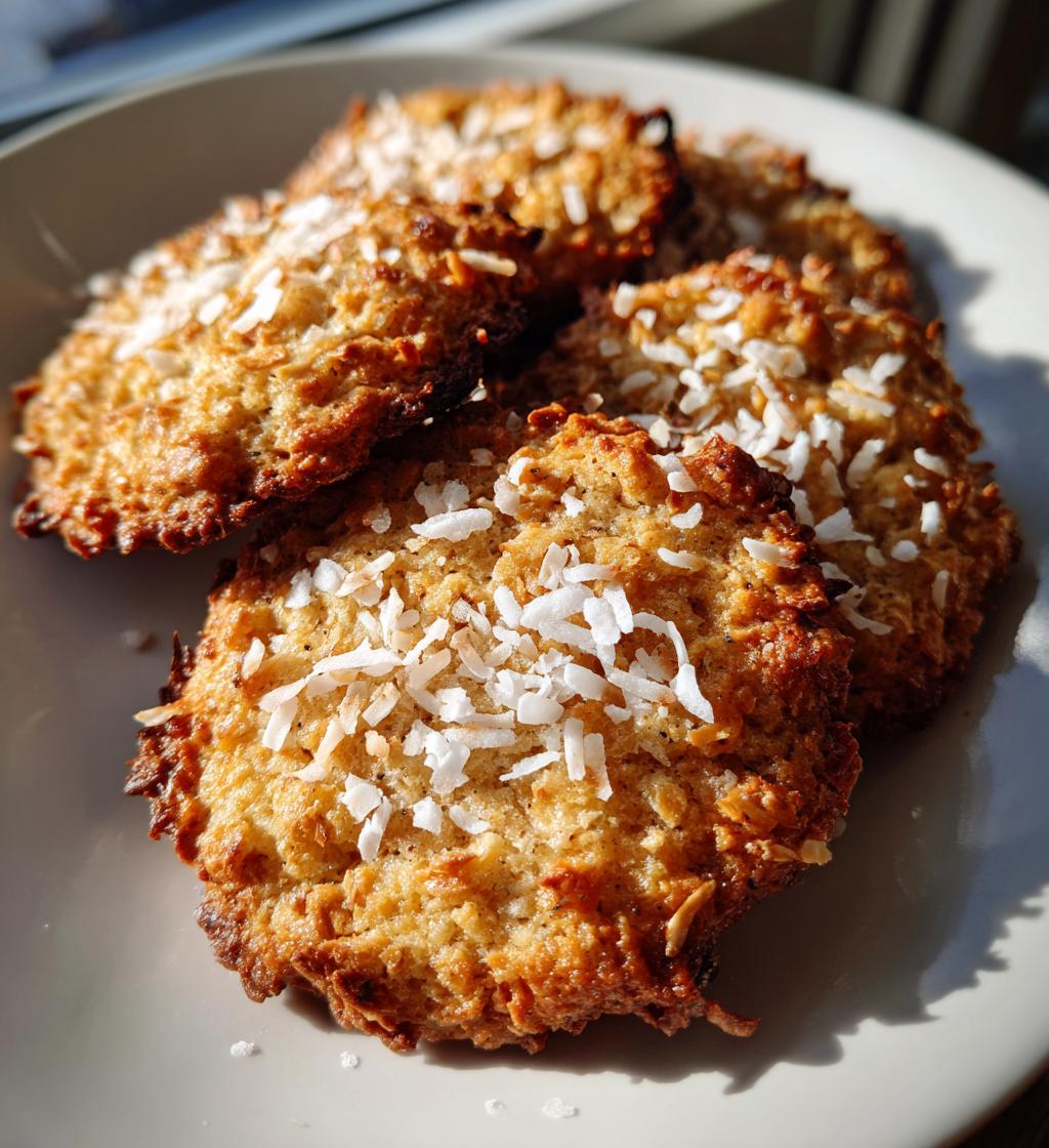 Vegan Coconut Oatmeal Cookies - detail 1
