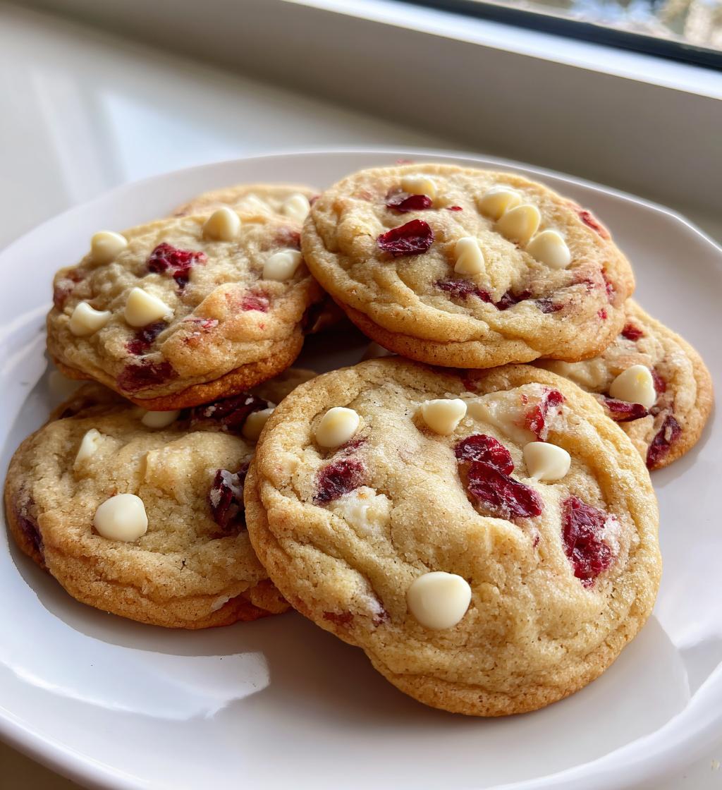 White Chocolate Cranberry Cookies - detail 1