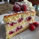 White Chocolate Raspberry Cake