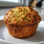Zucchini Banana Muffins with Oats