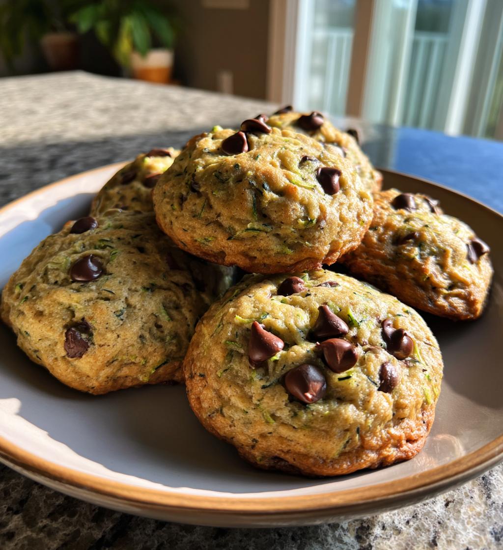 Zucchini Chocolate Chip Cookies - detail 1