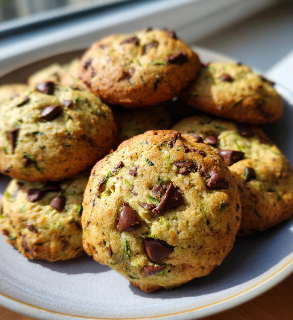 Zucchini Chocolate Chip Cookies