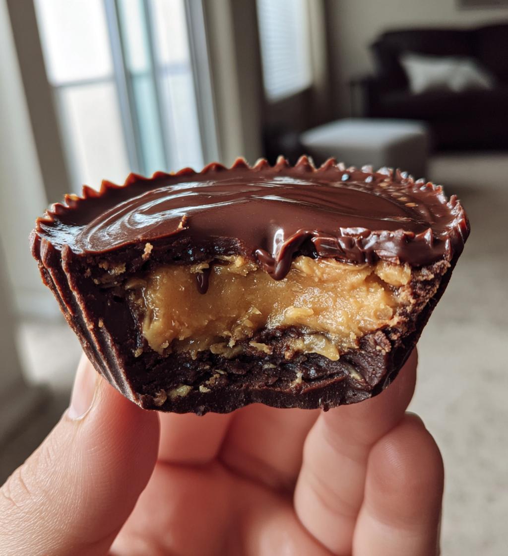 Air Fryer Chocolate Peanut Butter Cups - detail 1