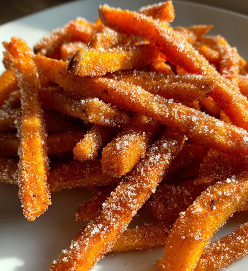 Air Fryer Sweet Potato Fries with Cinnamon Sugar
