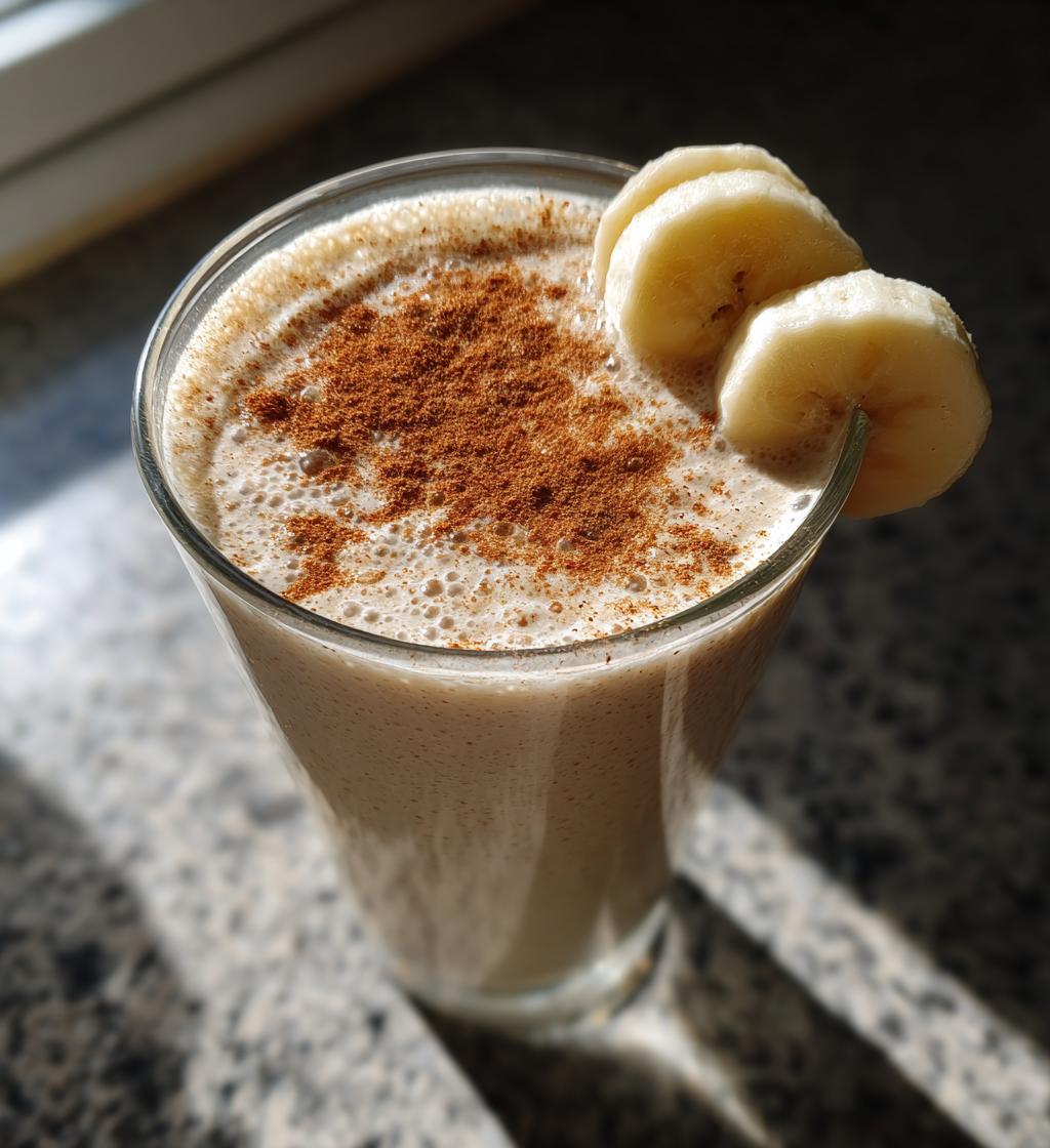 Almond Butter Oat Smoothie