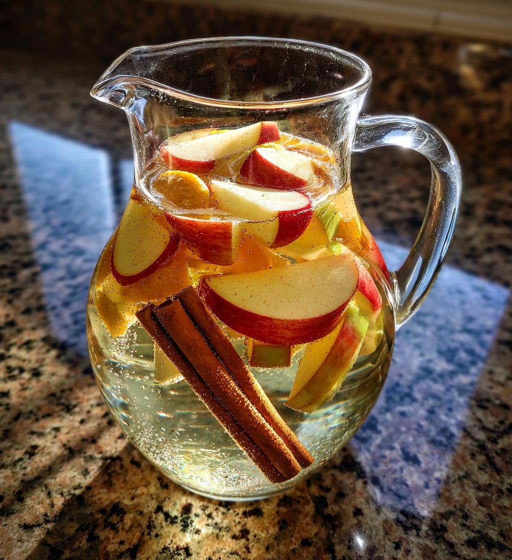 Apple Cinnamon Infused Water