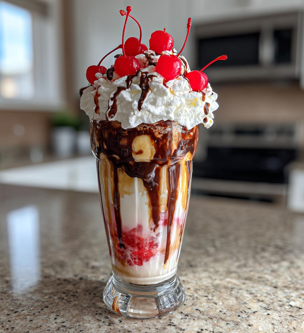 Banana Split Milkshake - detail 1