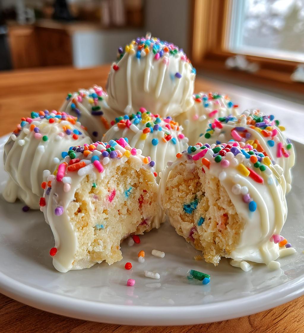 Birthday Cake Truffles - detail 1