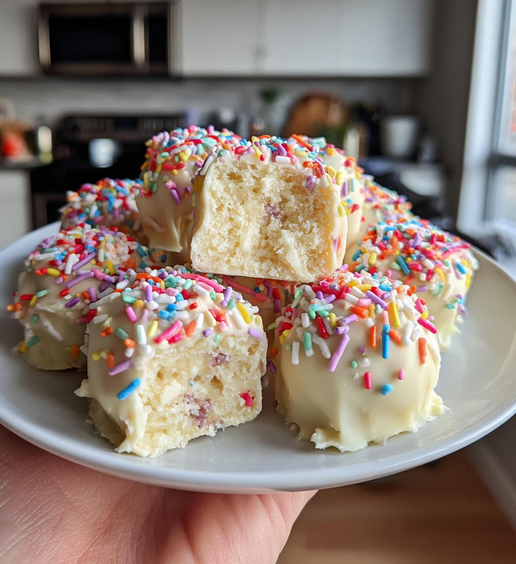 Birthday Cake Truffles