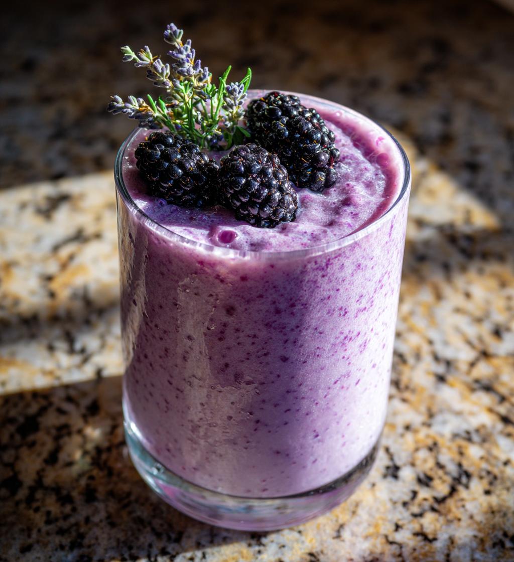 Blackberry Lavender Smoothie - detail 1