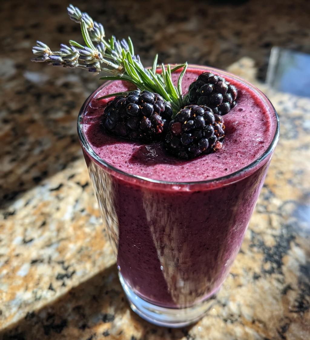 Blackberry Lavender Smoothie