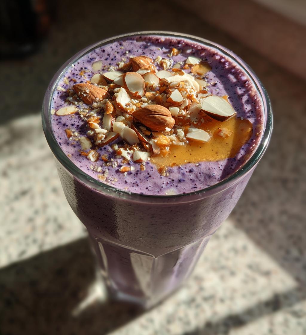 Blueberry Almond Milk Smoothie - detail 1