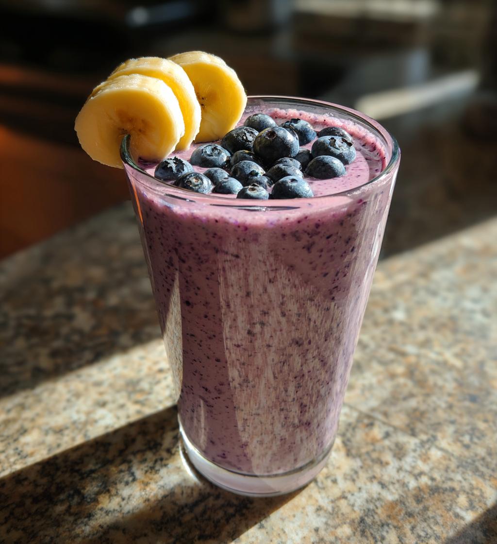 Blueberry Banana Smoothie - detail 1