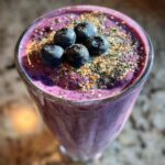 Blueberry Coconut Keto Shake